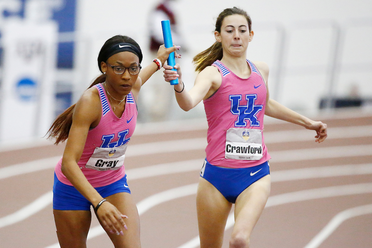 Kianna Gray.

The University of Kentucky track and field team competes in day two of the 2018 SEC Indoor Track and Field Championships at the Gilliam Indoor Track Stadium in College Station, TX., on Sunday, February 25, 2018.

Photo by Chet White | UK Athletics