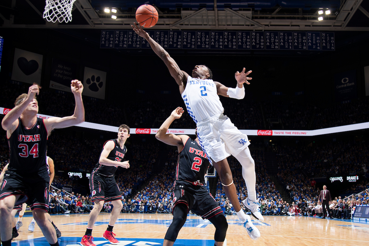 Ashton Hagans.

Kentucky beat Utah 88-61 on Saturday, December 15, 2018, in Lexington's Rupp Arena.

Photo by Chet White | UK Athletics