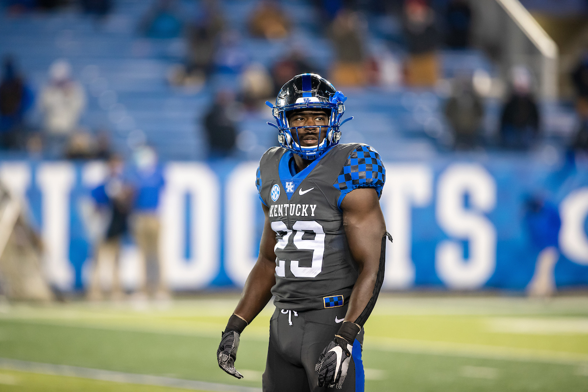 Yusuf Corker

Kentucky beats South Carolina, 41-18.

Photo by Jacob Noger | UK Football