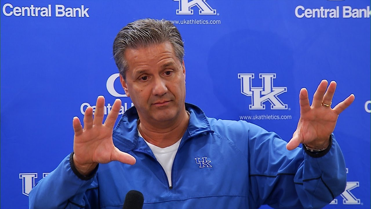 Kentucky Wildcats TV: Coach John Calipari Pre- Bahamas Presser