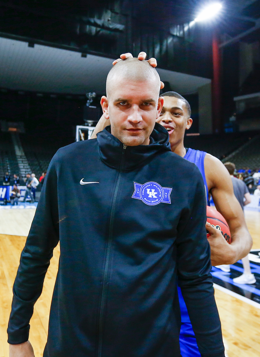 Joel Justus. Keldon Johnson.

Practice and pressers. 

Photo by Chet White | UK Athletics