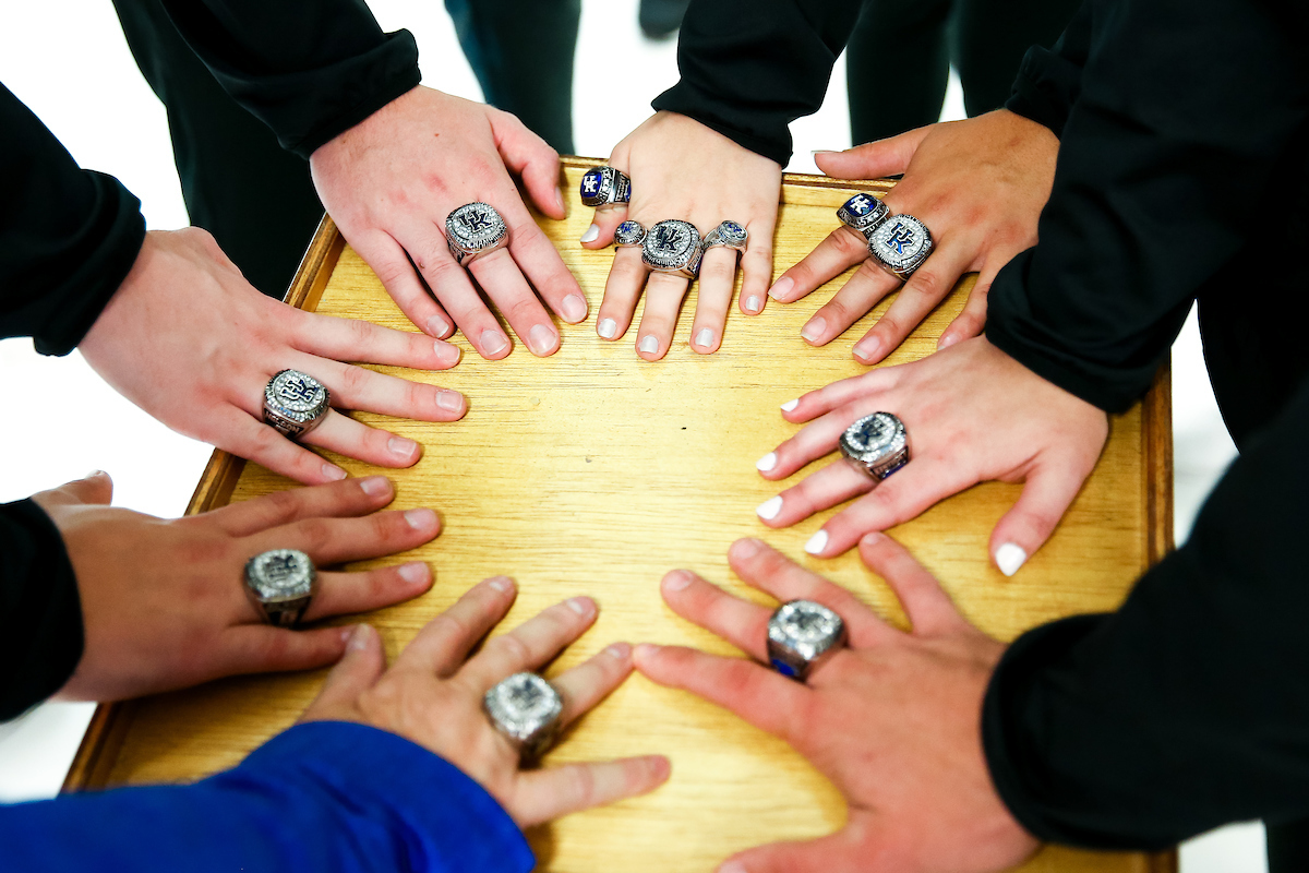 Rings.

Rifle National Championship Rings.

Photo by Eddie Justice | UK Athletics