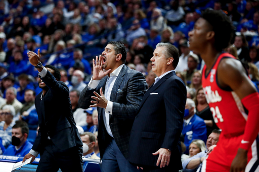 Jai Lucas. Orlando Antigua. John Calipari.

Kentucky beat Ole Miss, 83-72. 

Photos by Chet White | UK Athletics