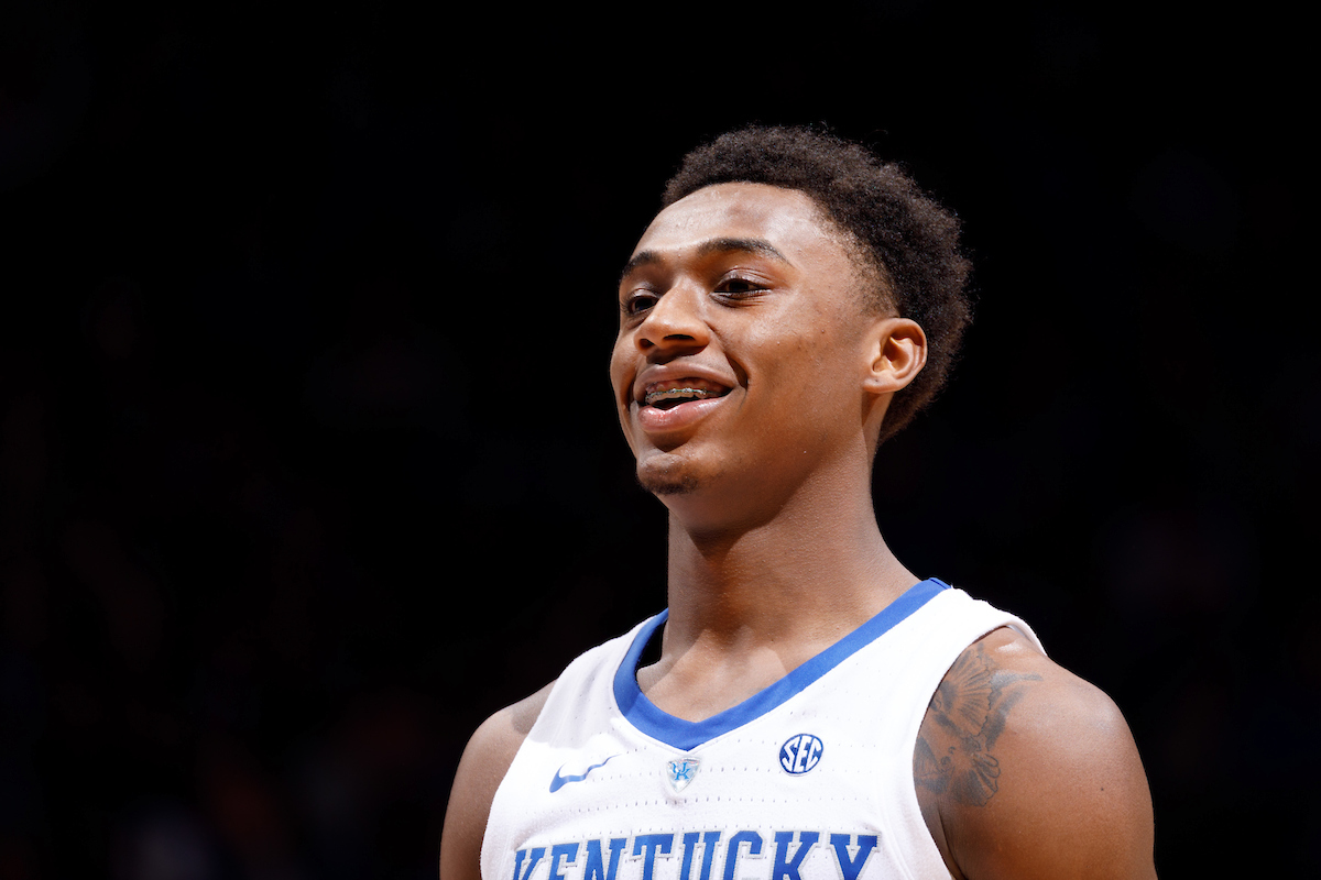Ashton Hagans.

The University of Kentucky men's basketball team beats South Carolina 76-48.

Photo by Elliott Hess | UK Athletics