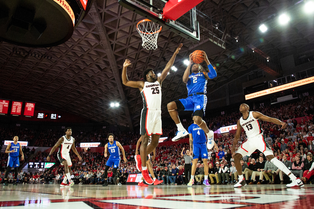 Ashton Hagans.

Kentucky beat Georgia 69-49 at Stegeman Coliseum in Athens, Ga., on Tuesday, January 15, 2019.

Photo by Chet White | UK Athletics