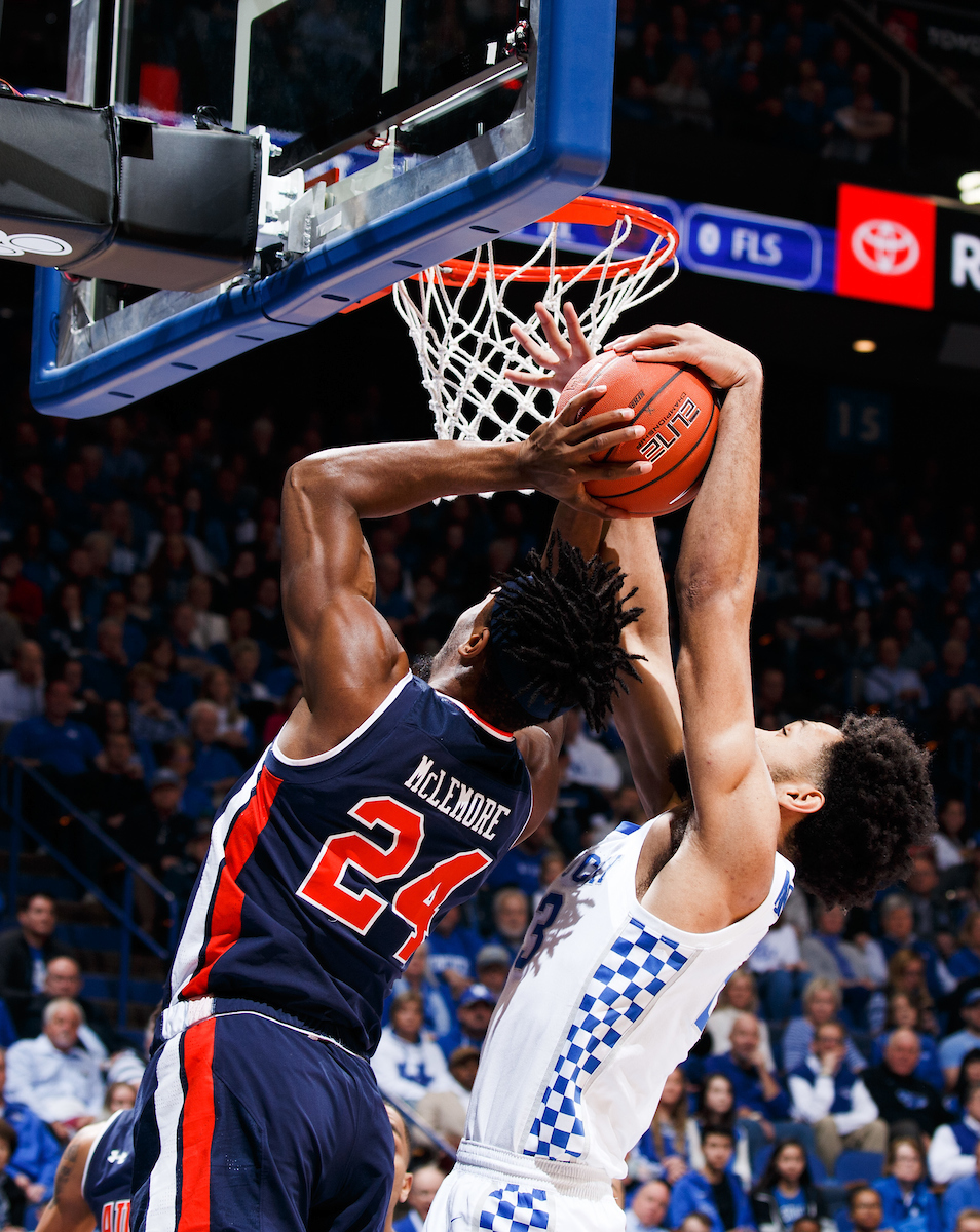 EJ Montgomery.


Kentucky beats Auburn, 80 - 53.

Photo by Elliott Hess | UK Athletics