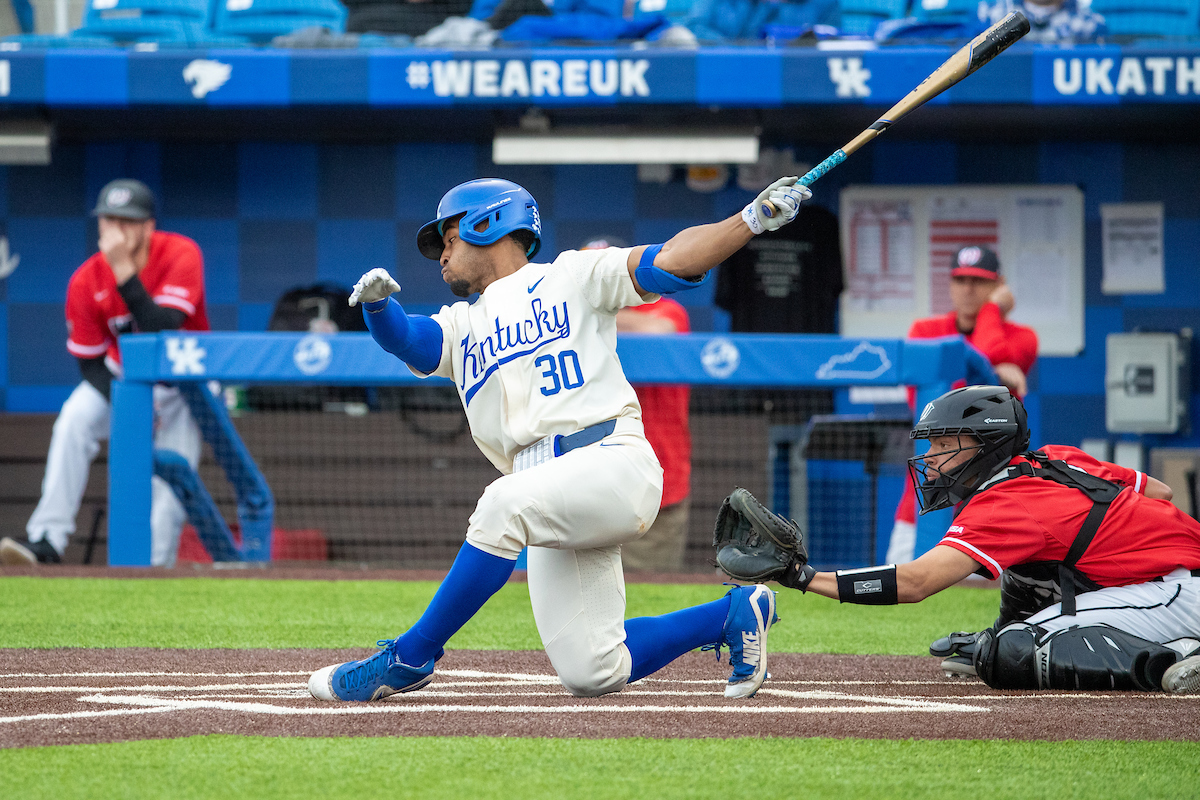 Kentucky Wildcats Jaren Shelby (30)

UK over WKU 15-0 at Kentucky Proud Park. 

Photo by Mark Mahan | UK Athletics