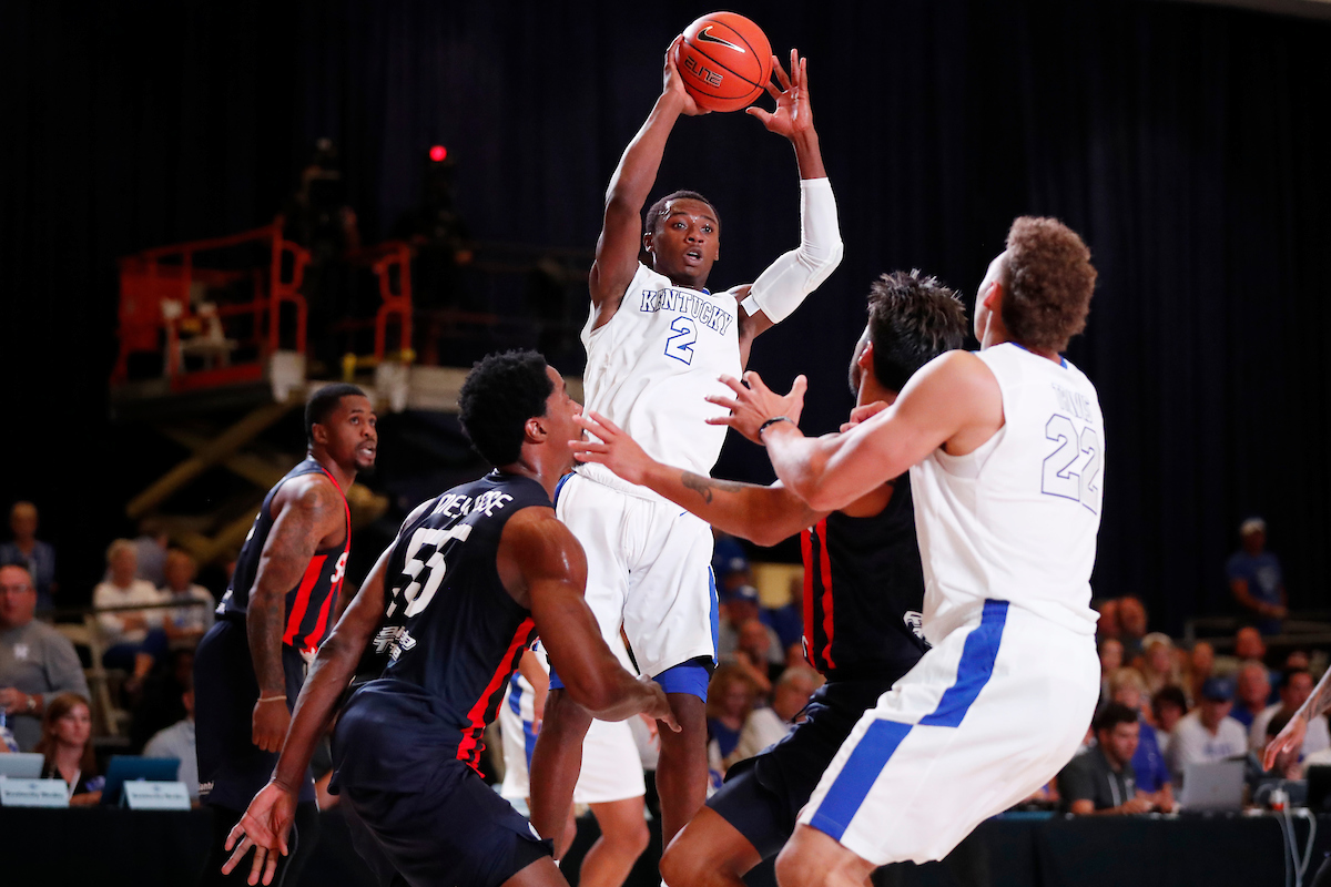 Ashton Hagans.

The University of Kentucky men's basketball team beat San Lorenzo de Almagro 91-68 at the Atlantis Imperial Arena in Paradise Island, Bahamas, on Thursday, August 9, 2018.

Photo by Chet White | UK Athletics