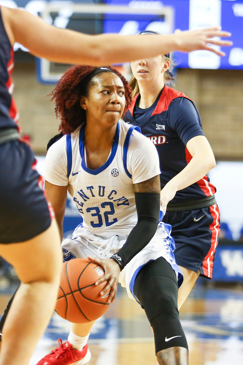 Jaida Roper.

Kentucky beats Samford 79-49.

Photo by Hannah Phillips | UK Athletics