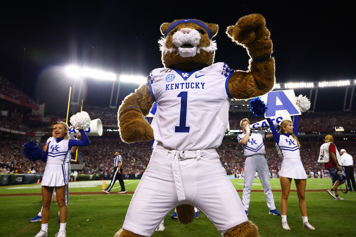 Wildcat.

Kentucky beats South Carolina, 16-10.

Photo by Elliott Hess | UK Athletics