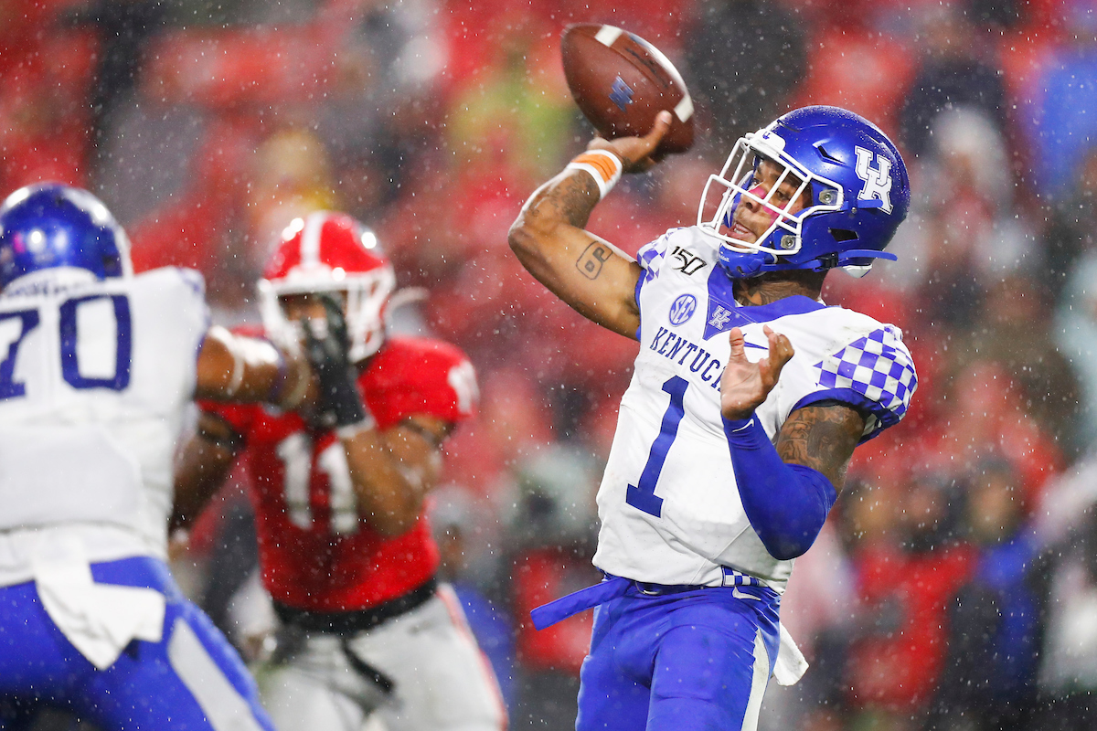 Lynn Bowden.

Kentucky falls to Georgia 21-0.

Photo by Chet White | UK Athletics