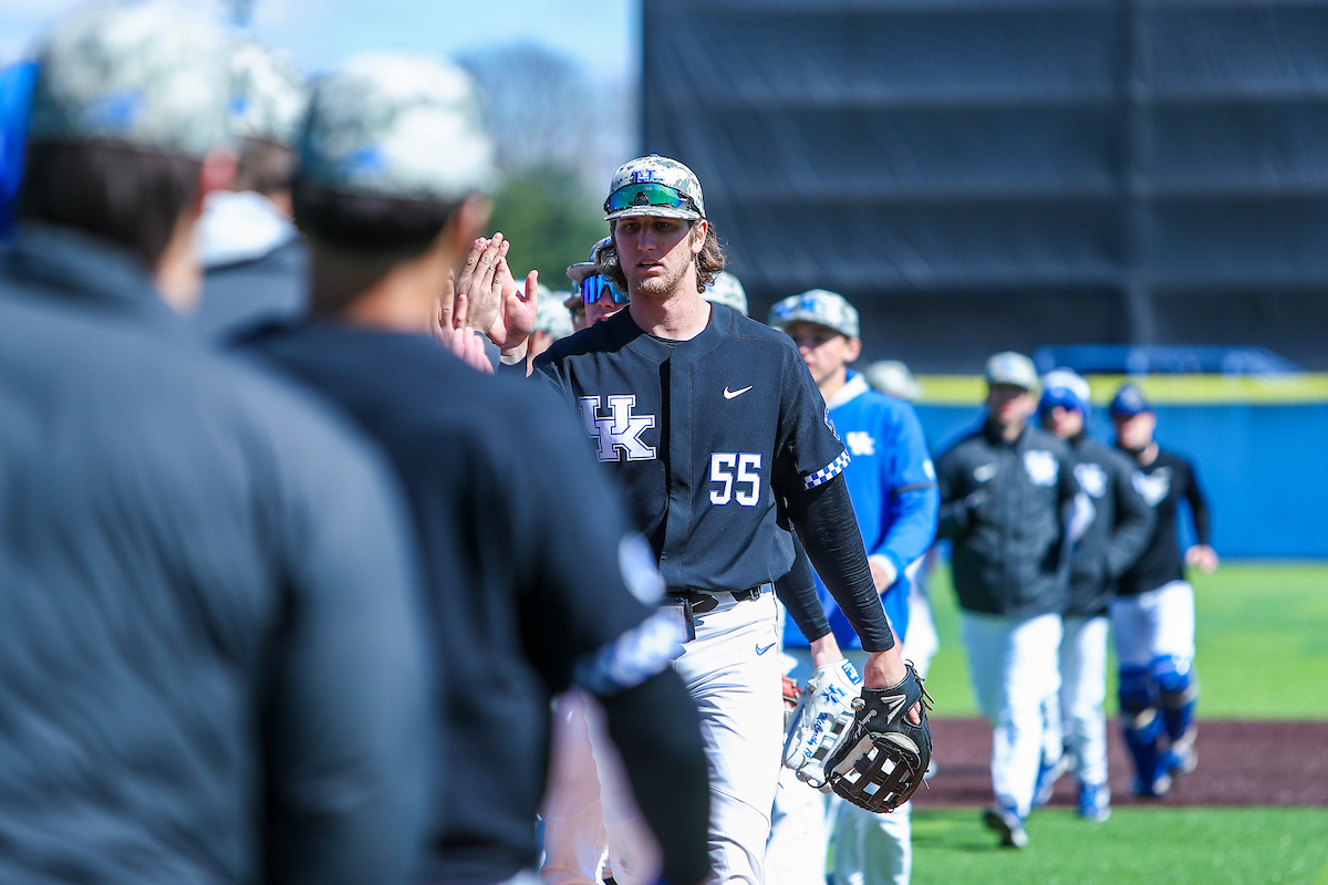 Adam Fogel.

Kentucky defeats Georgia 18-5.

Photo by Sarah Caputi | UK Athletics
