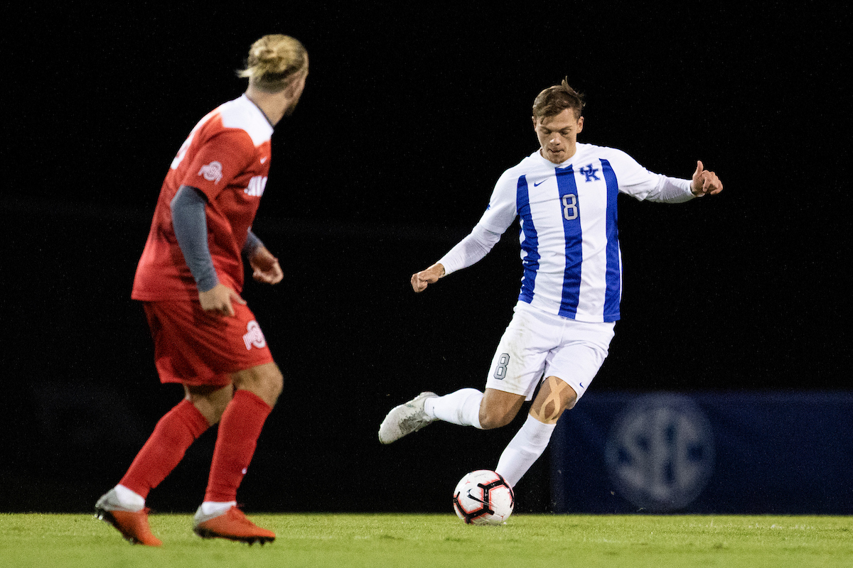 Marcel Meinzer.

Kentucky defeats Ohio State University 2-1.

Photo by Grace Bradley | UK Athletics