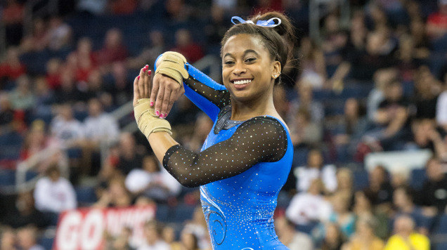 Two Tie for Floor Win at SEC Championships' Opening Session