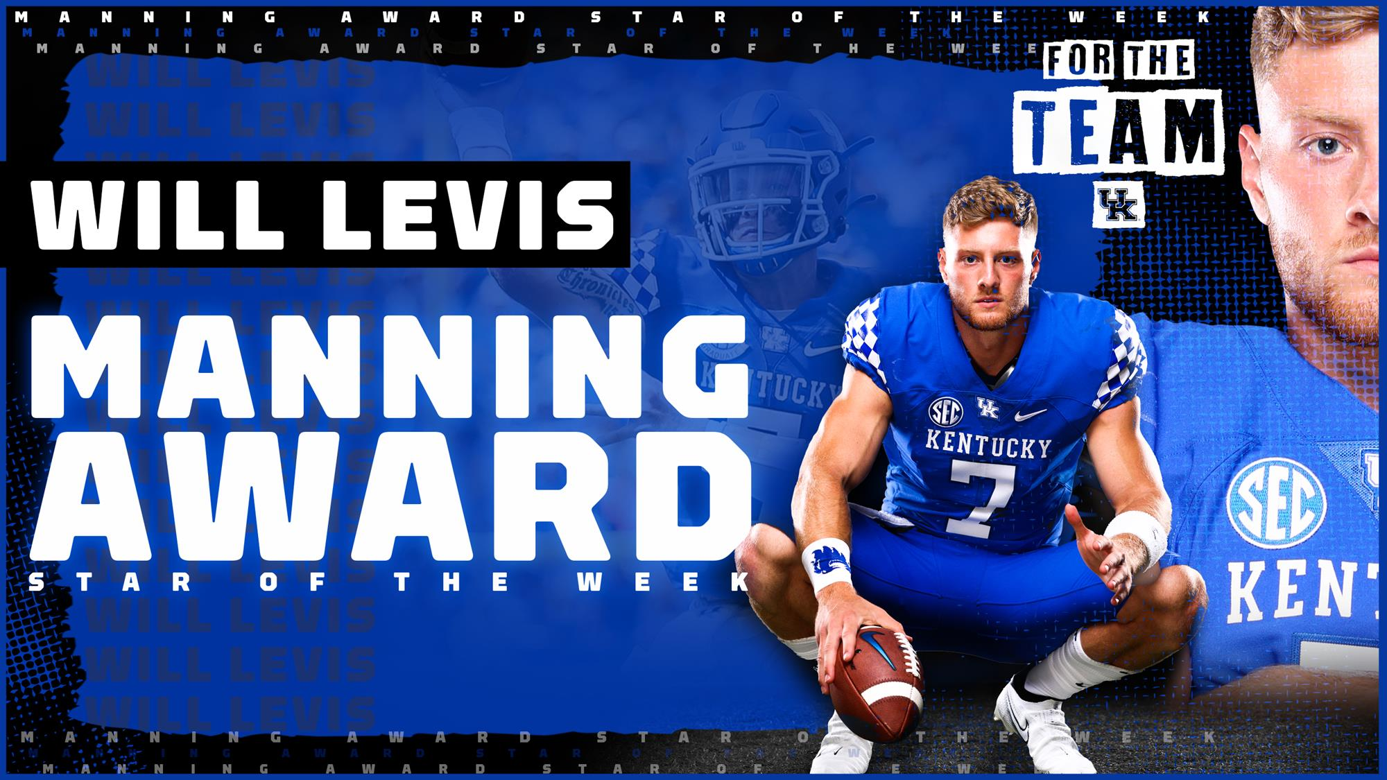 Will Levis Named One of The Manning Award “Stars of the Week”