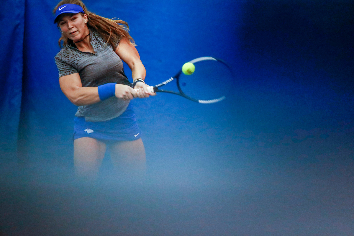 Akvile Parazinskaite.

Kentucky beats South Florida 4-0.

Photo by Hannah Phillips | UK Athletics