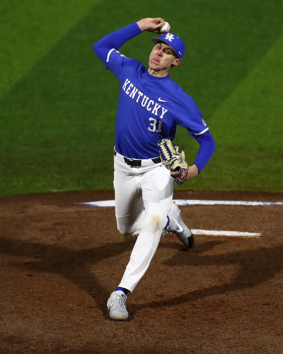 ALEX DEGEN.

Kentucky beat Southeast Missouri State 9-4.

Photo by Elliott Hess | UK Athletics