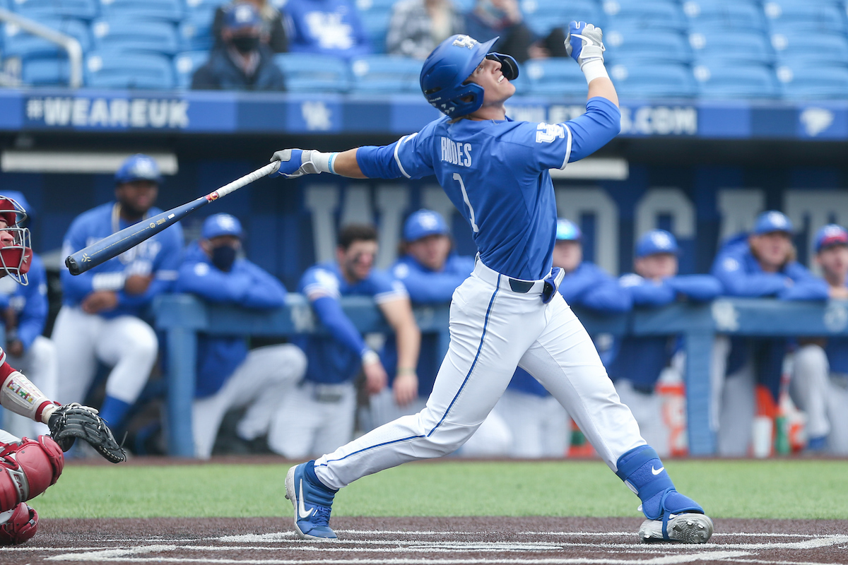 John Rhodes.

Kentucky beats Alabama 5 - 2.

Photo by Sarah Caputi | UK Athletics