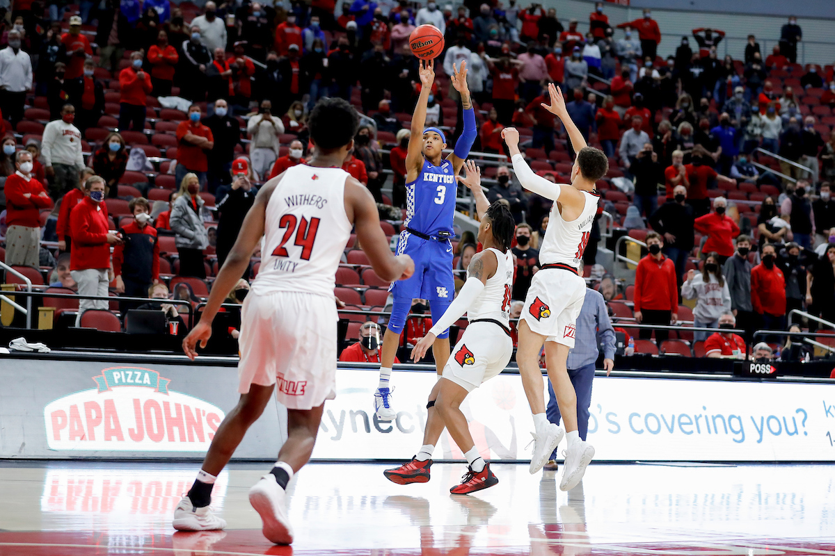 Brandon Boston Jr.

Kentucky loses to Louisville 62-59.

Photo by Chet White | UK Athletics