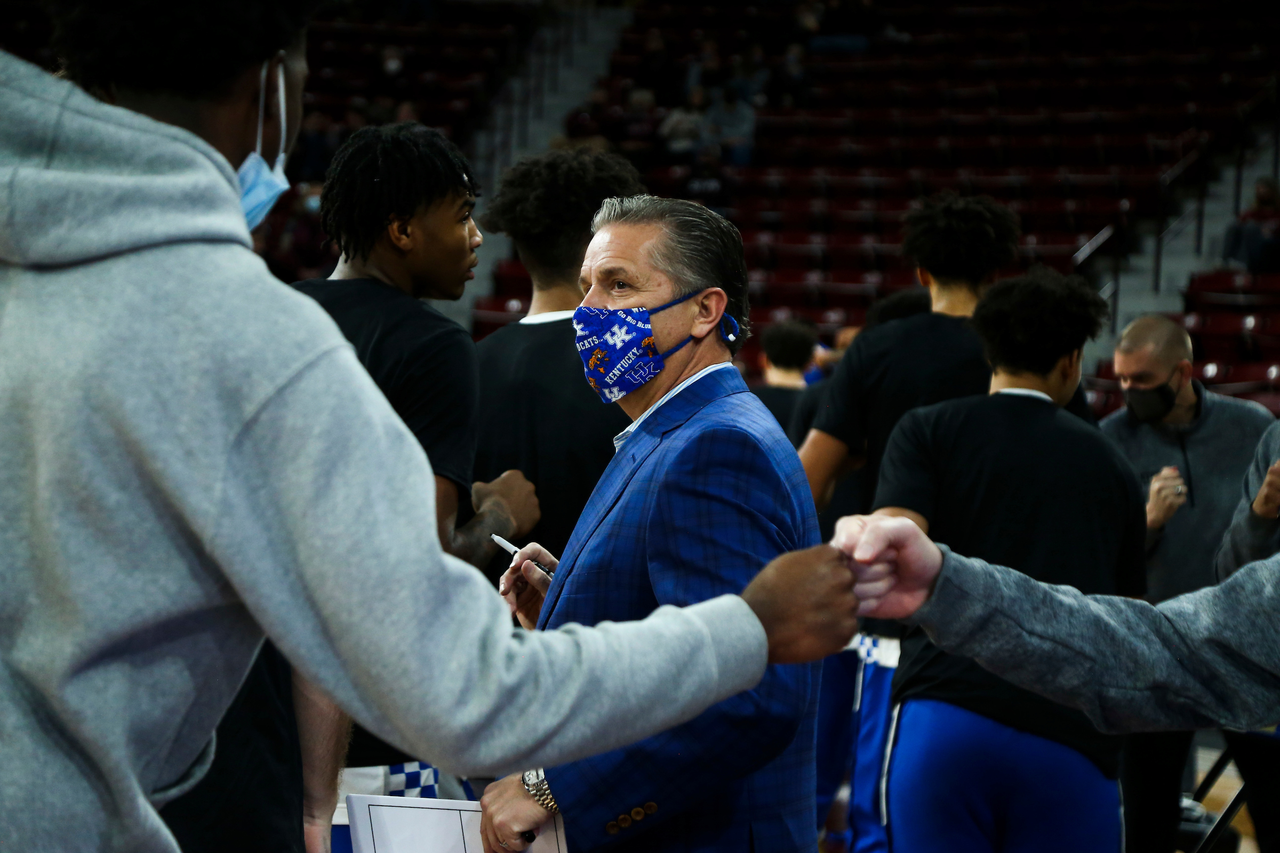 John Calipari.

Kentucky beat Mississippi State 78-73 in Starkville.

Photo by Chet White | UK Athletics