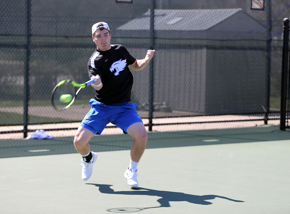 Trey Yates
The University of Kentucky men's tennis team faces South Carolina on Sunday, March 18, 2018 at The Boone Tennis Center. 

Photo by Britney Howard | UK Athletics