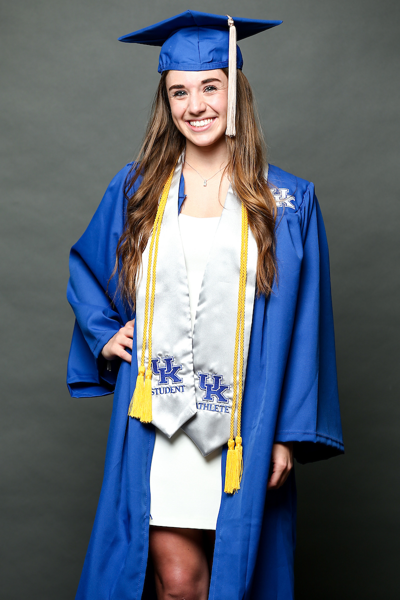 Katherine Marianos. 

2020-21 Graduation.

Photo by Eddie Justice | UK Athletics