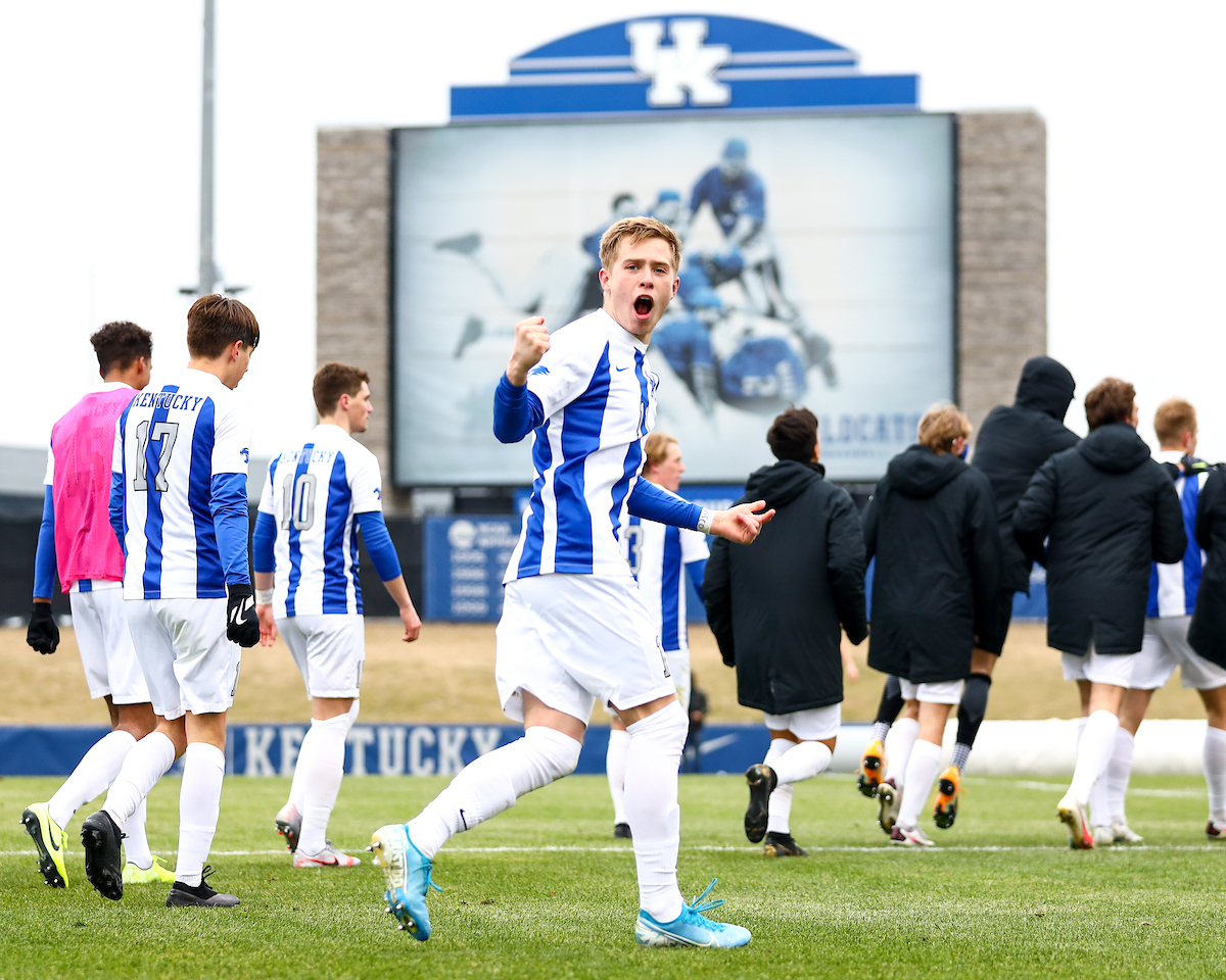 Mason Visconti. 

Kentucky beats Xavier 2-1.

Photo by Eddie Justice | UK Athletics