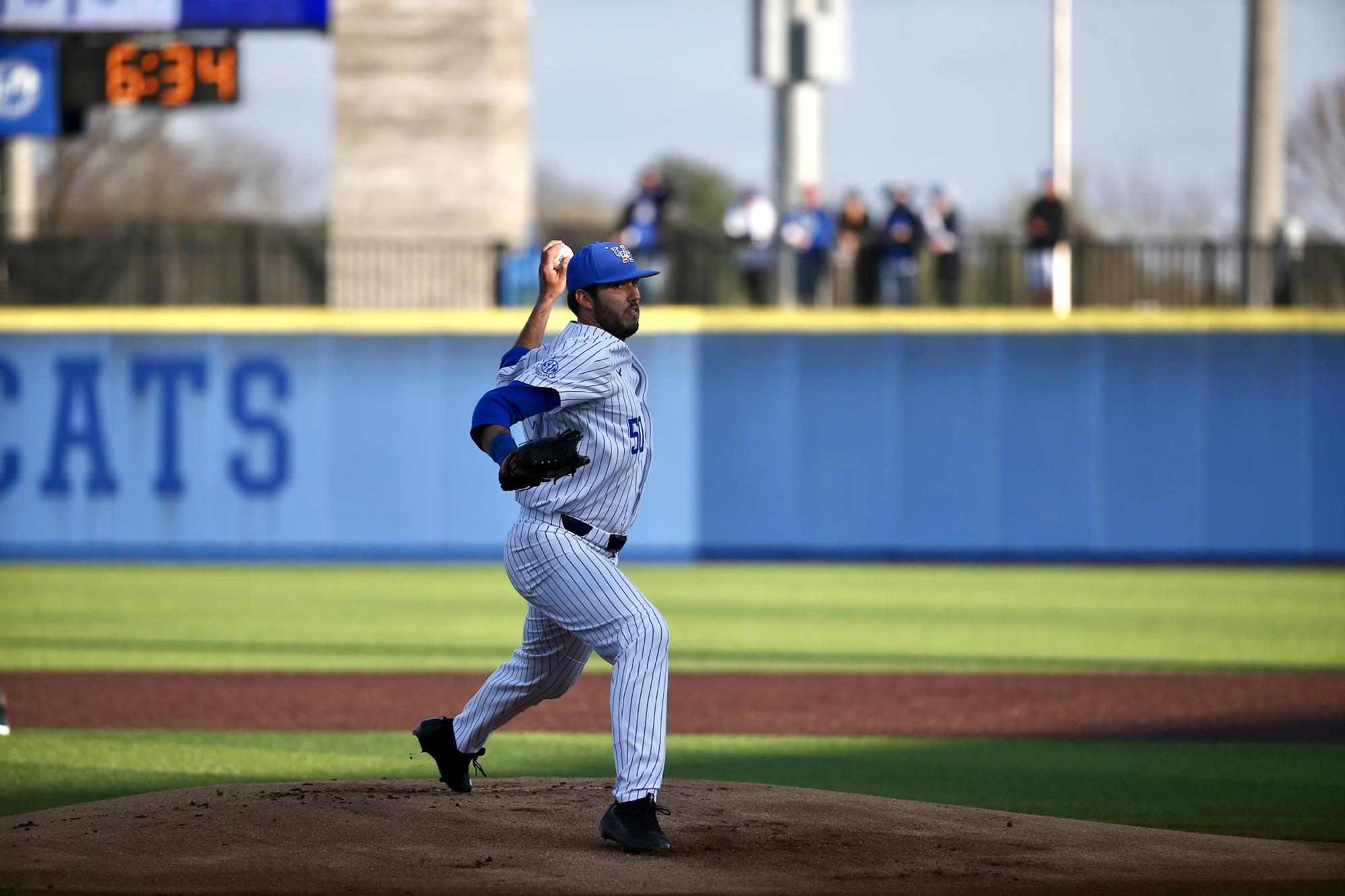 Kentucky Pitchers Strike Out 14 Against No. 9 Ole Miss