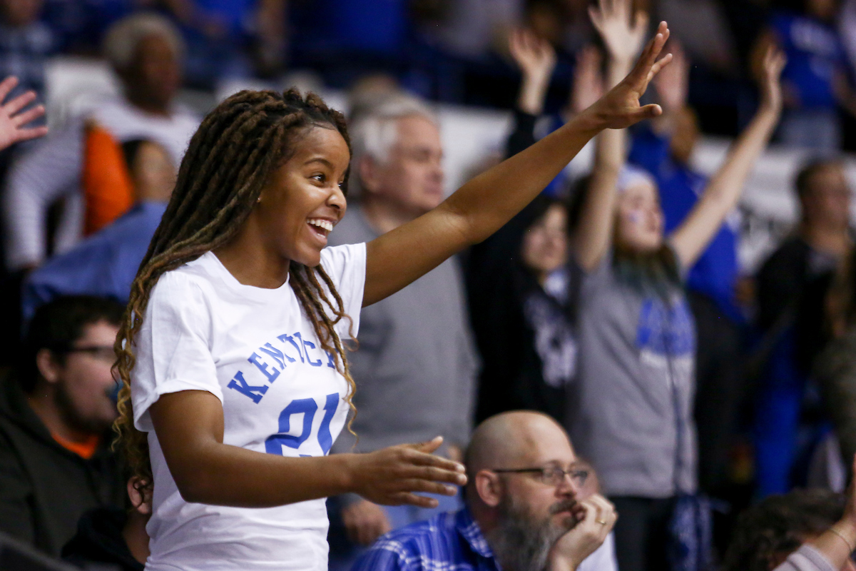 Lesedi Jacobs.

Kentucky beat Georgia 88-77.

Photo by Hannah Phillips | UK Athletics