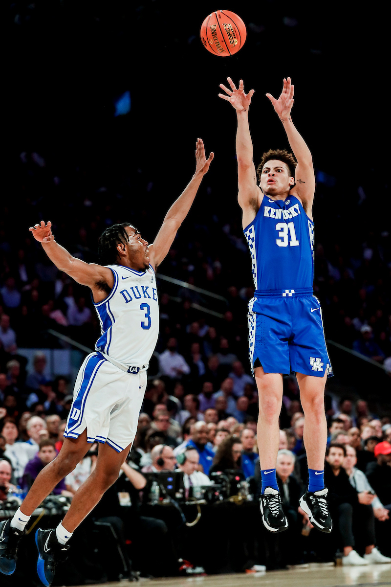 Kellan Grady.

Kentucky loses to Duke 79-71 in the Champions Classic at Madison Square Garden in New York on Nov. 9, 2021.

Photos by Chet White | UK Athletics