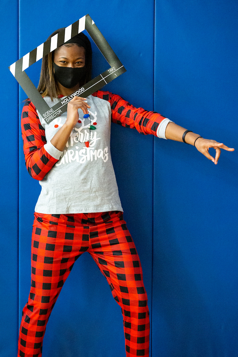 Robyn Benton. 

Kentucky WBB Christmas Party.

Photo by Eddie Justice | UK Athletics