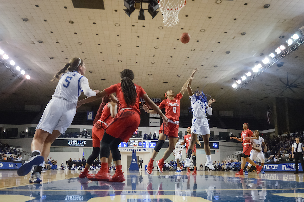 Keke McKinney. Blair Green. 

Kentucky women's basketball falls to Ole Miss. 

Photo by Eddie Justice | UK Athletics