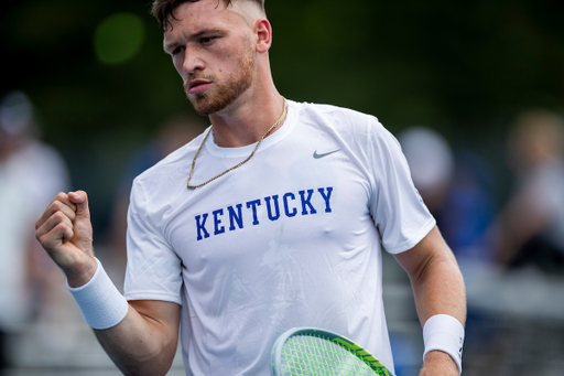 Millen Hurrion.

Kentucky beat DePaul 4-0 in the first round of the 2022 NCAA Men’s Tennis Tournament.

Photo by Elliott Hess | UK Athletics