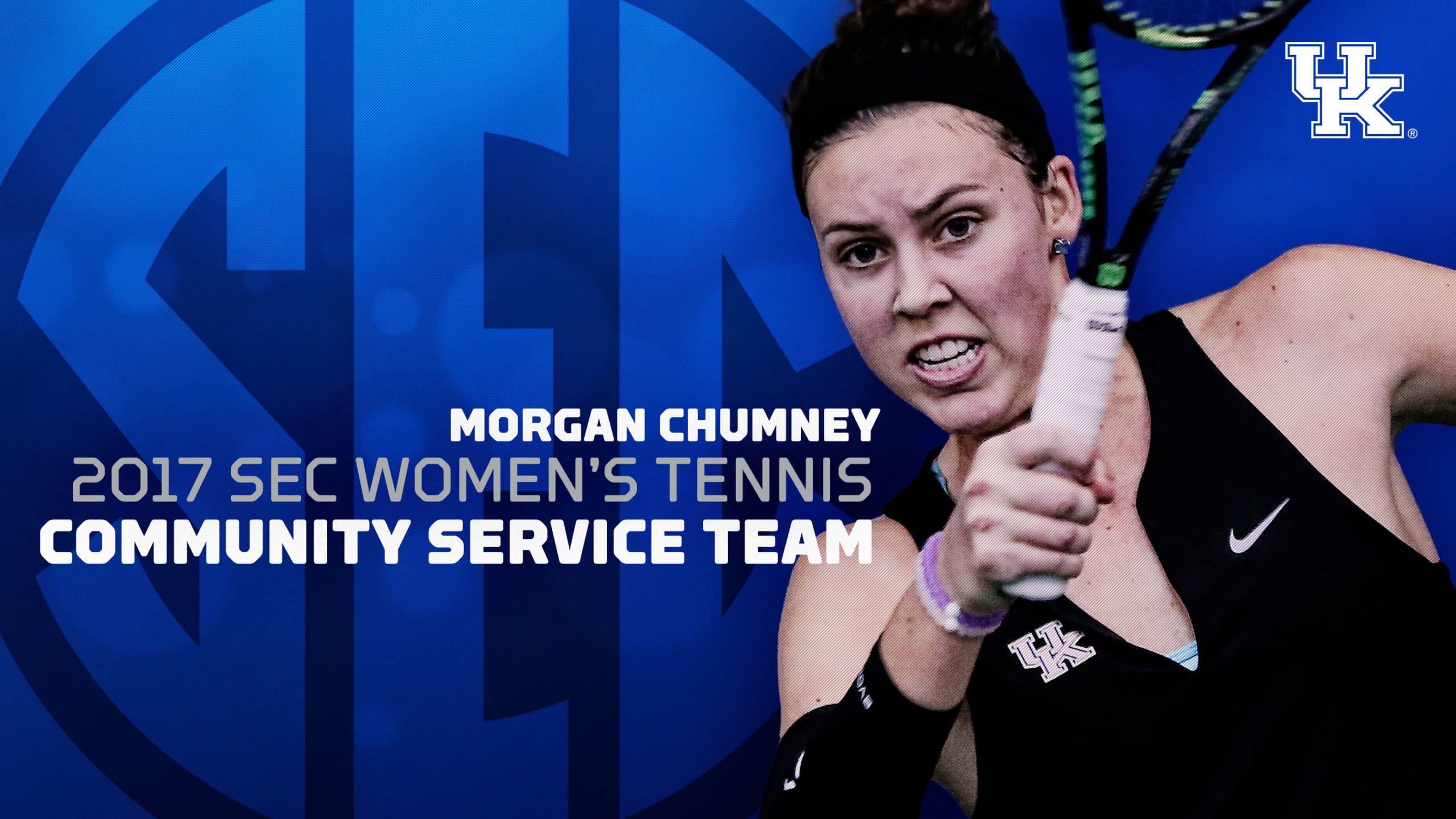 Morgan Chumney Selected to 2017 SEC Community Service Team