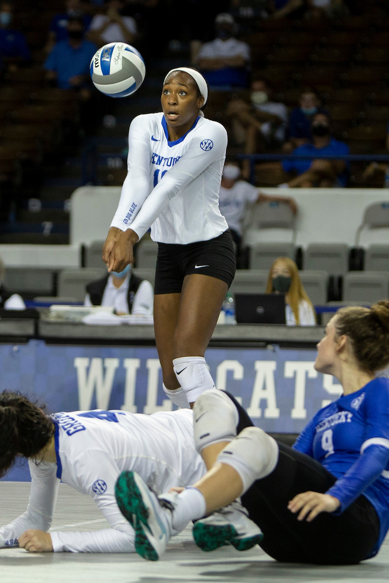 Reagan Rutherford.

Kentucky loses to Creighton 0 - 3.

Photo by Sarah Caputi | UK Athletics