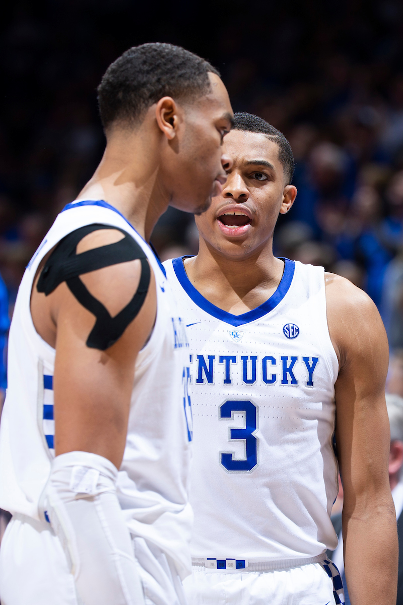 Keldon Johnson. PJ Washington.

Kentucky beat Tennessee 86-69.

Photo by Chet White | UK Athletics