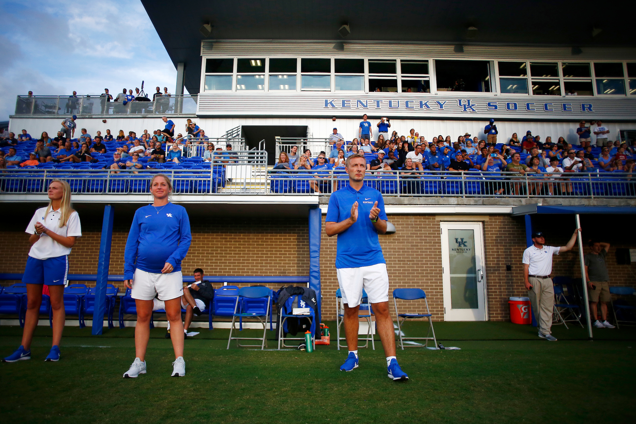 Ian Carry. Melissa Charloe.

The University of Kentucky women's soccer team beat SIUE 2-1 in the Cats season openr on Friday, August 17, 2018, at The Bell in Lexington, Ky.

Photo by Chet White | UK Athletics