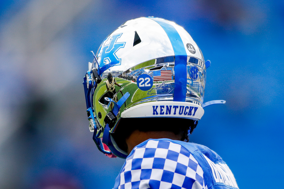 M.J. Devonshire.

UK beat Vandy 38-35.

Photo by Chet White | UK Athletics