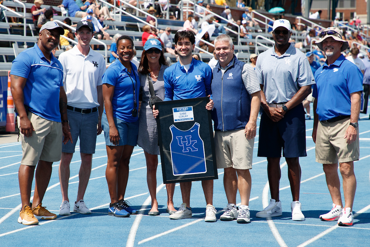 Gabe Szalay.

Day two of the Kentucky Invitational. Senior Day.

Elliott Hess | UK Athletics