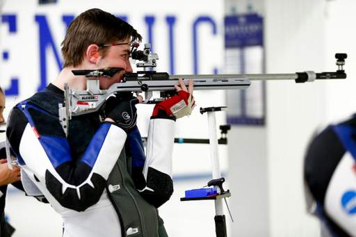 Will Shaner. 

Kentucky Rifle vs the Navy. 

Photo by Eddie Justice | UK Athletics