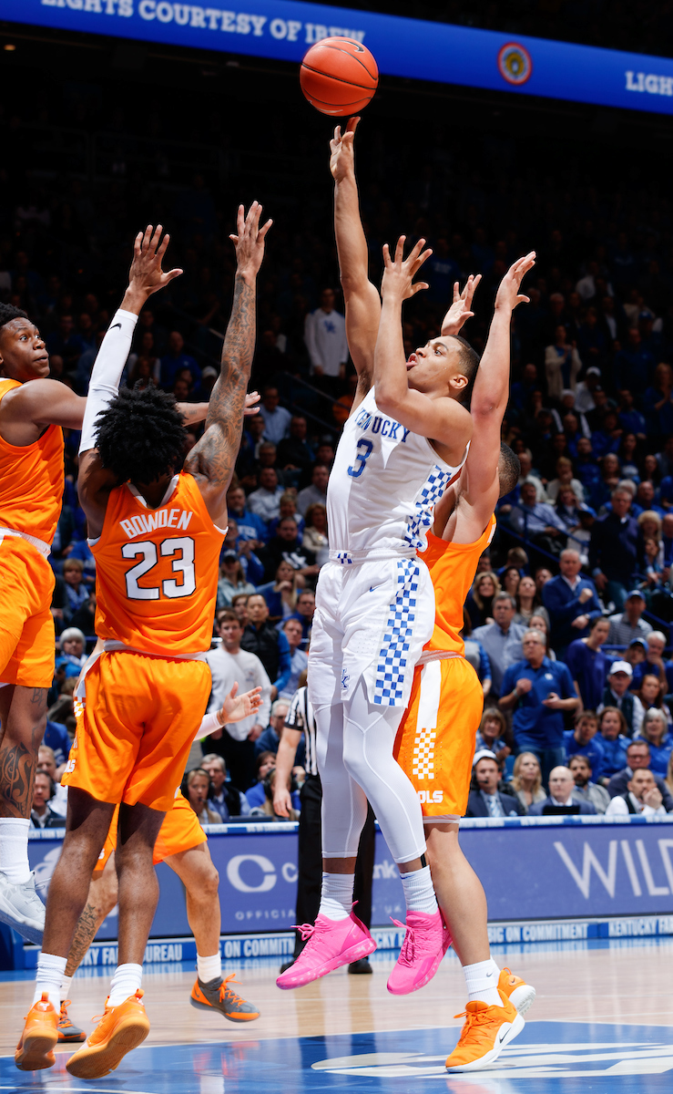 Keldon Johnson.


Kentucky beat Tennessee 86-69.

Photo by Elliott Hess | UK Athletics