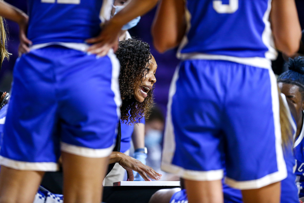 Kyra Elzy.  

Kentucky beat Kansas State 60-49.

Photo by Eddie Justice | UK Athletics