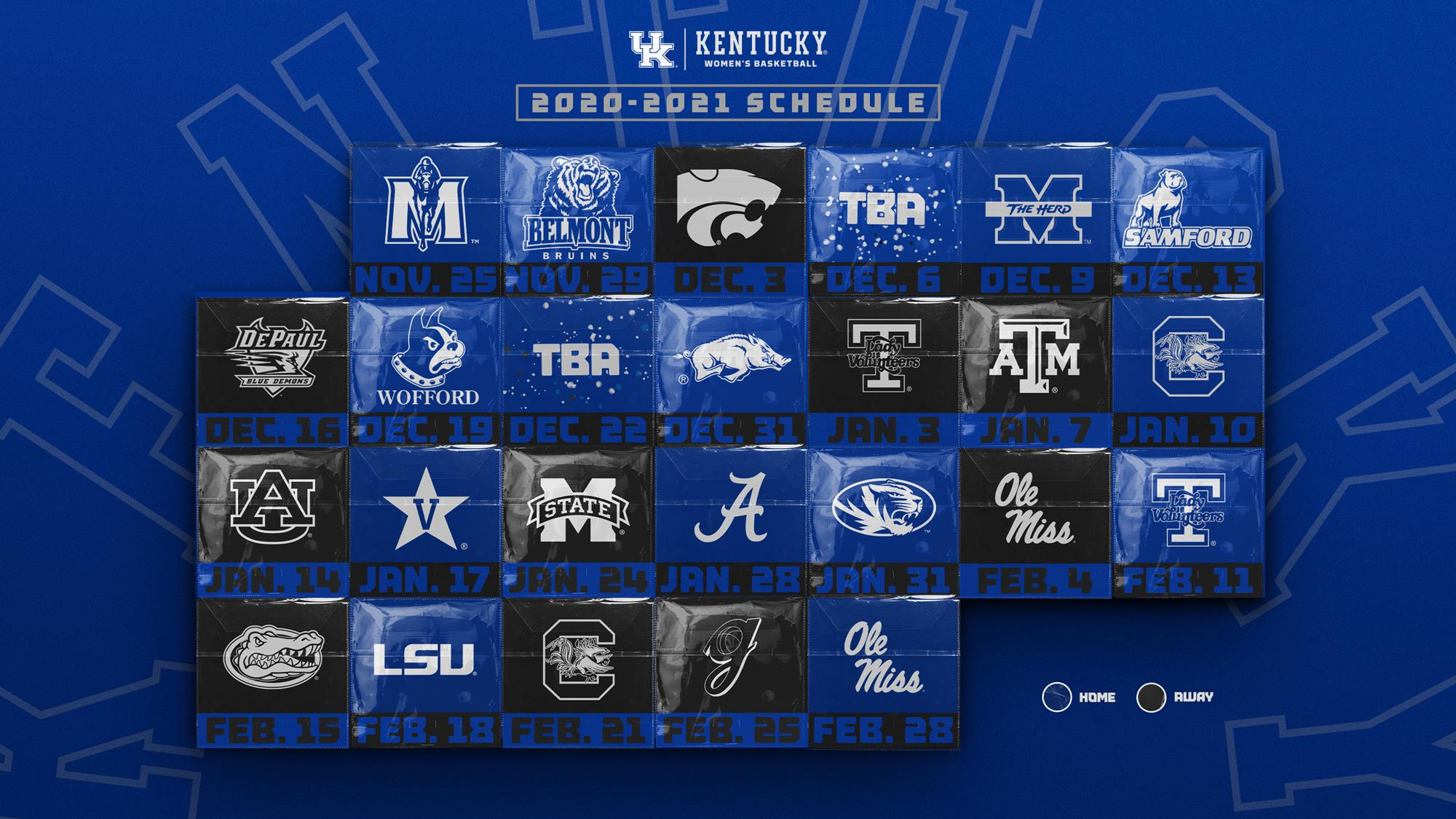 Kentucky WBB Announces 2020-21 Schedule