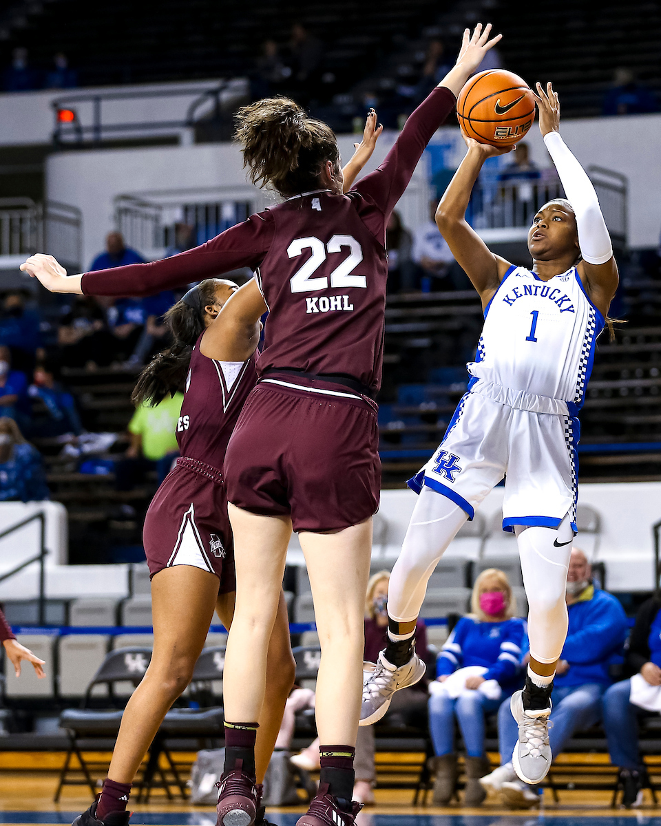 Robyn Benton.

Kentucky beats Mississippi State 81-74.

Photo by Eddie Justice | UK Athletics