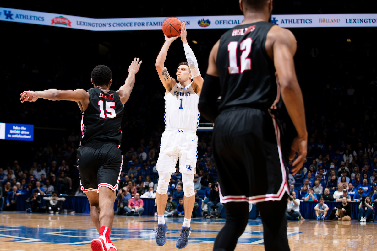 Nate Sestina.

Kentucky beat Lamar 81-56.

Photo by Chet White | UK Athletics