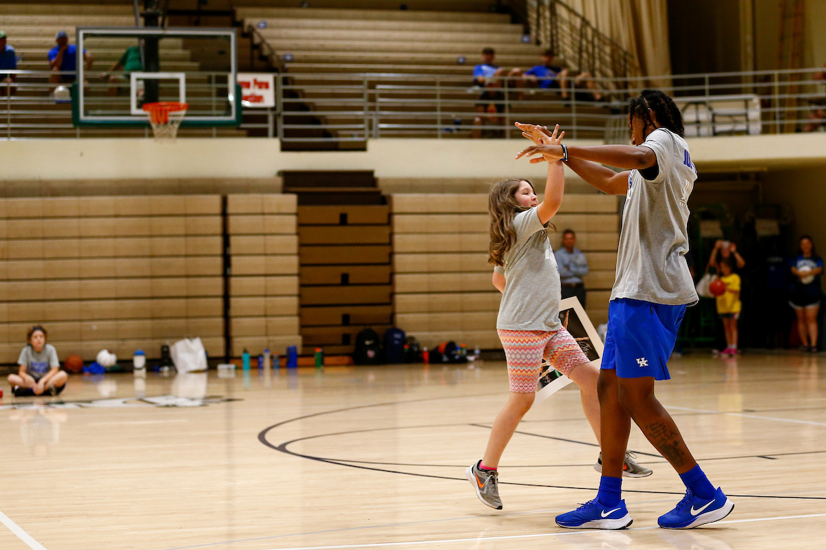TyTy Washington.

Kentucky men's basketball camp at South Oldham High School in Crestwood, Kentucky.

Photo By Barry Westerman | UK Athletics