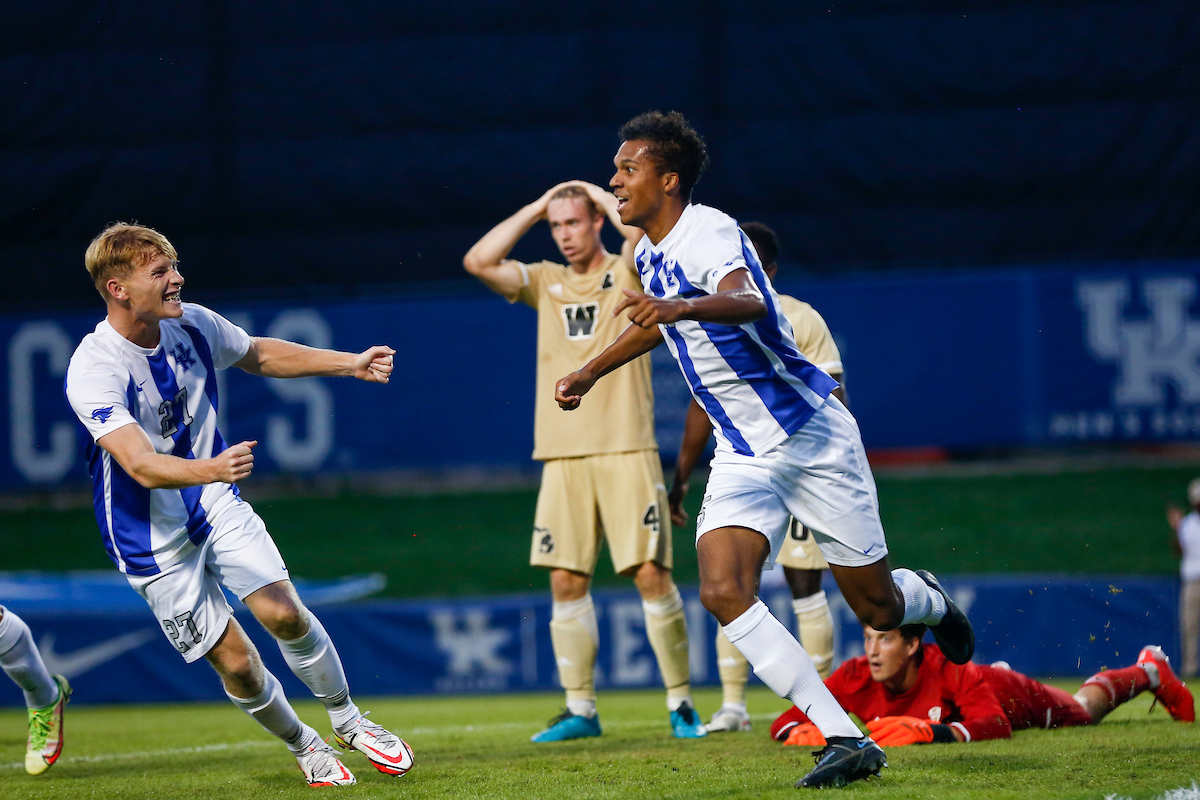 Ben Damge, Brock Lindow.

Kentucky defeats Western Michigan 1-0.

Photo by Grace Bradley | UK Athletics