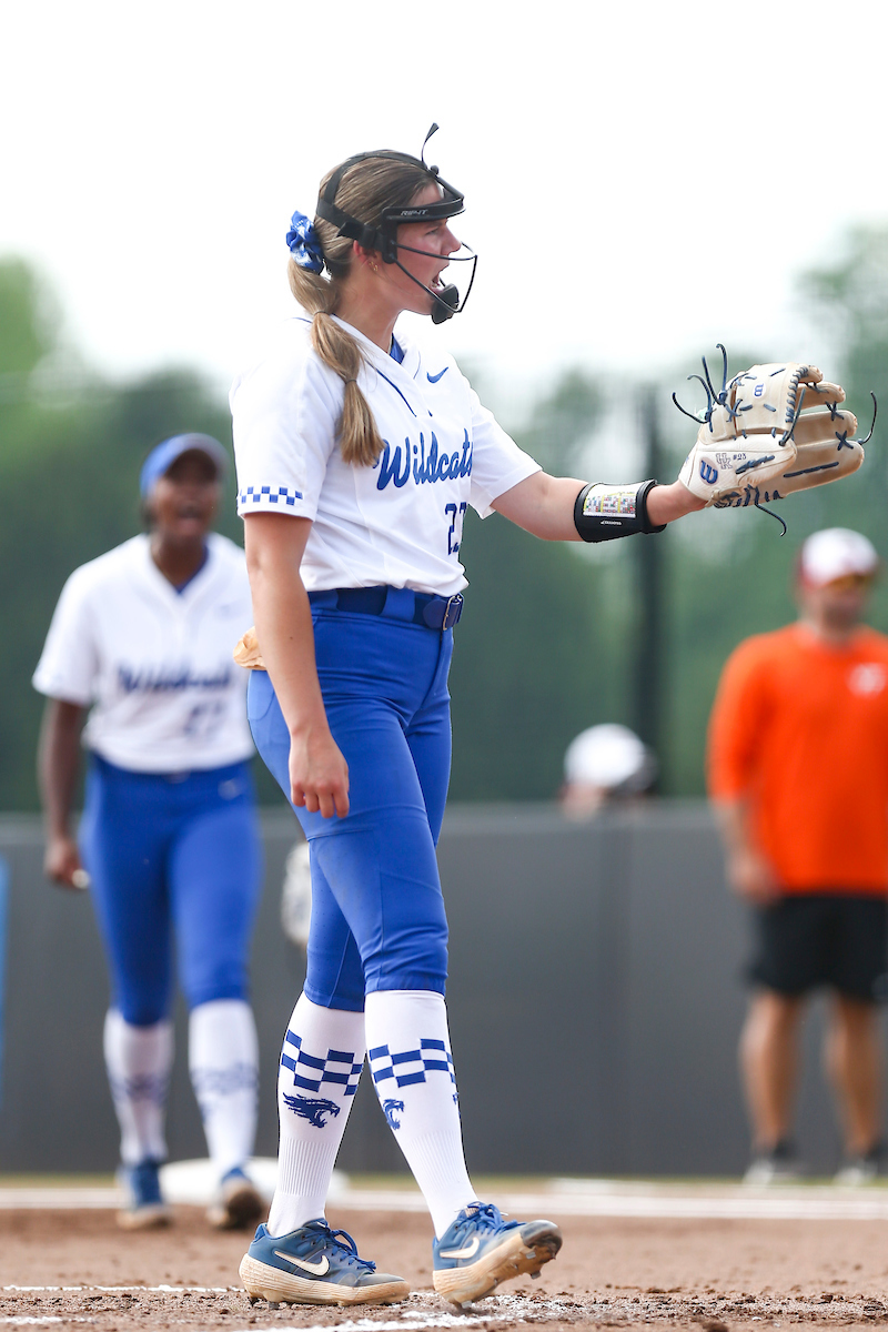 Stephanie Schoonover.

Kentucky falls to Virginia Tech 2-9.

Photo by Grace Bradley | UK Athletics