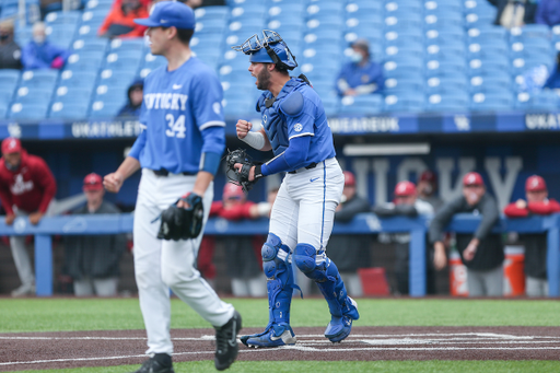 Coltyn Kessler.

Kentucky beats Alabama 5 - 2.

Photo by Sarah Caputi | UK Athletics