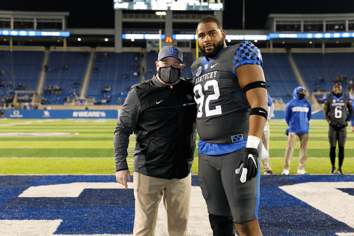 PHIL HOSKINS.

Kentucky beats South Carolina, 41-18.

Photo by Elliott Hess | UK Athletics